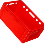 Ящик мясной, пластиковый Е2.5 (600x400x250мм) цветной фото