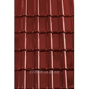 Черепица керамическая Creaton Титания Винно-красная глазурь фото