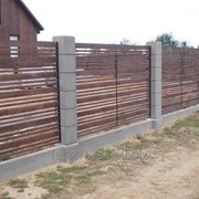 Забор деревянный 1028 фото