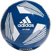 Мяч футбольный ADIDAS Tiro Club арт. FS0365, р.4, ТПУ, 12 пан., машинная сшивка , бело-синий фотография