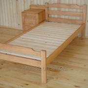 Кровать деревянная односпальная без покраски