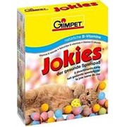 Gimpet: витамины Jokies 400шт, разноцветные шарики для кошек (Цена за 1таб.) фото