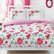 Комплект постельного белья Tac Ranforce Selian розовый фотография