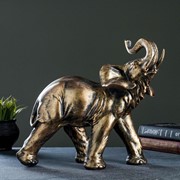 Фигура “Слон средний“ бронза, 31х36х17см фото