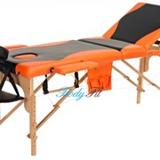 Деревянный 3-х сегментный стол для массажа 2 цвета фото