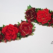 Заколка для волос “Ажурные Розы“ фото