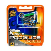 Сменные лезвия Gillette Fusion ProGlide Power 4шт фото
