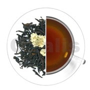 Черный ароматный чай Клубника со Сливками фото