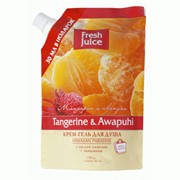 Гель для душа Fresh Juice Tangerine & Awapuhi дой-пак 170 мл