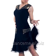Dance Me Блуза женская БЛ160-4, масло / сетка / кружево, черный, золото
