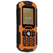 P10-O Senseit сотовый телефон защищенный, IP67, Оранжево-чёрный
