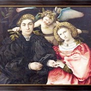 Картина Семейный портрет, 1523, Лотто, Лоренцо фото