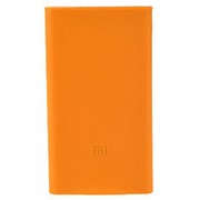 Силиконовый чехол для Xiaomi Powerbank 5000 оранжевый (оригинальный) фотография