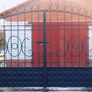 Ворота кованые в Киеве под заказ фото