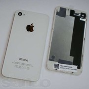 Задняя крышка для iPhone 4/4S черная и белая фото