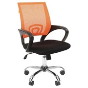 Кресло компьютерное Chairman 696 TW оранжевый хром фото