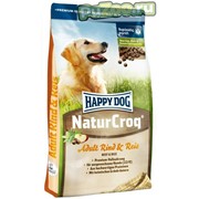 Happy dog natur croq beef rice - сухой корм говядина с рисом для взрослых собак всех пород хэппи дог натур крок фото