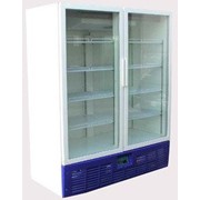 Шкаф холодильный r1400ms ариада стеклянные двери фото