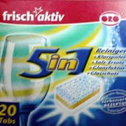 ORO-Frisch aktiv 5 в 1 (Очистительные таблетки 5 в 1 для посудомоечных машин 20 шт.по 20 г)