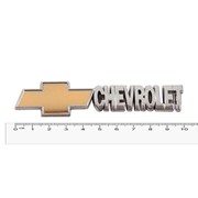 Шильдик металлопластик SW “CHEVROLET“ + эмблема 95*20мм (скотч) фотография