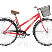 Велосипед Foxx 28“ FIesta 20“ 146525, красный, сталь, передняя корзина фото