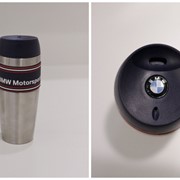Оригинальная термокружка, термостакан, термоболка BMW фото