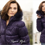 Зимняя куртка «АЛЯСКА «ТЁМНЫЙ ФИОЛЕТ» женская фото