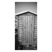 Туалет деревянный из вагонки дачный для дачи фото