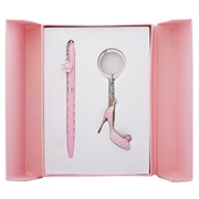 Набор подарочный Langres Heel: ручка шариковая + брелок, розовый LS.122012-10 фотография