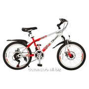 Велосипед 20д. Comfort 20UKR-2 бело-красный фотография