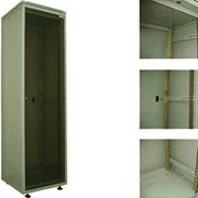 Шкаф напольный 19' 18U 897X590X600 металическая дверца