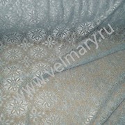 Ткань, гипюр с эластаном Арт.GL-NL 8770 серо-бирюзовый, ширина.150 см