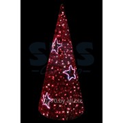 Фигура VSC-180 “Ель“, LED подсветка диам.80см выс.180см, красная NEON-NIGHT фото