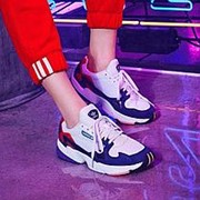 Кроссовки Adidas Originals Falcon W 'Pink/Purple/White' фото