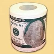 Туалетная бумага 100 $ фото