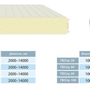 Сэндвич-панель стеновая с обычным замком - классический ТБСпу 60 1000 мм