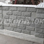Блок бетонный декоративный для забора Николаев фото