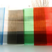 Сотовый поликарбонат 4 мм цветной и прозрачный, фото