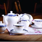 Чайный европейский сервиз на 6 персон Ноктюрн фото
