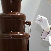 Установка шоколадных фонтанов, аренда шоколадных фонтанов фотография