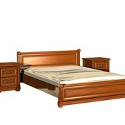 Деревянная кровать Милорд массив ясеня фото
