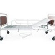 Кровать медицинская функциональная с колесами, с регулируемой по углу наклона головной секцией КМФ-01