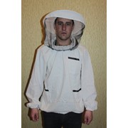 Куртка пчеловода лен, маска круглая фото