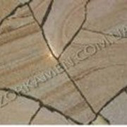 Полированная плитка из Луганского натурального камня песчаника для облицовки стен Пезант 1, код П53