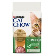 Cat Chow Корм Cat Chow для стерилизованных кошек и кастрированных котов, с высоким содержанием домашней птицы фото