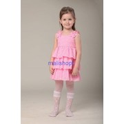Нарядные платья для девочек “Бабочка“ (розовое) фото