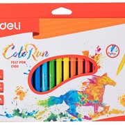 Фломастеры Deli Фломастеры 18цв “Deli. ColoRun “, европодвес фото