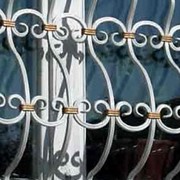Решётка кованая на окна, изготовление решетки для окна, оконная решетка, металлическая решетка окна, Киев фото
