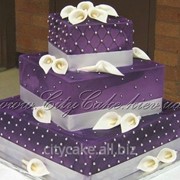 Торт свадебный №0057 код товара: 1-0057 фотография
