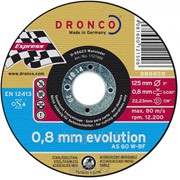 Абразивный отрезной диск Dronco AS 60 W 125х0,8 фотография